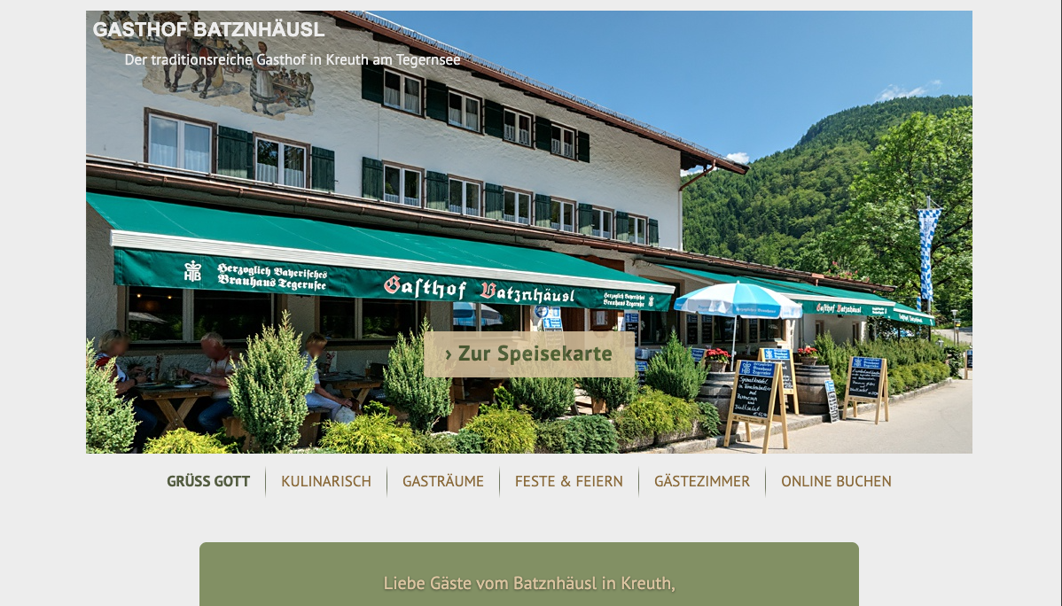 Vorschaubild des Projekts Gasthof Batznhäusl Kreuth