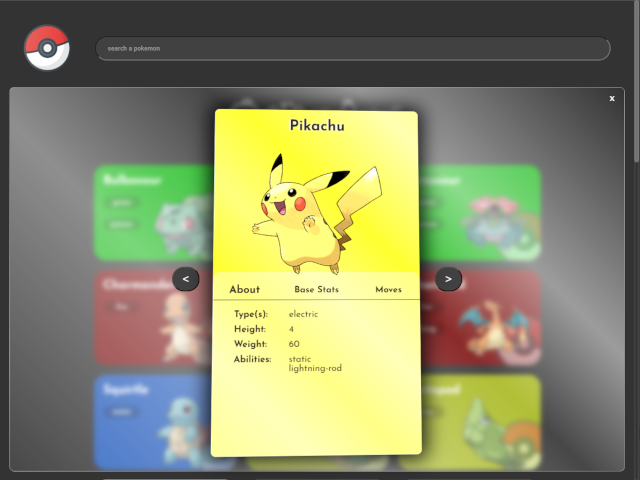 Vorschaubild des Projekts Pokedex